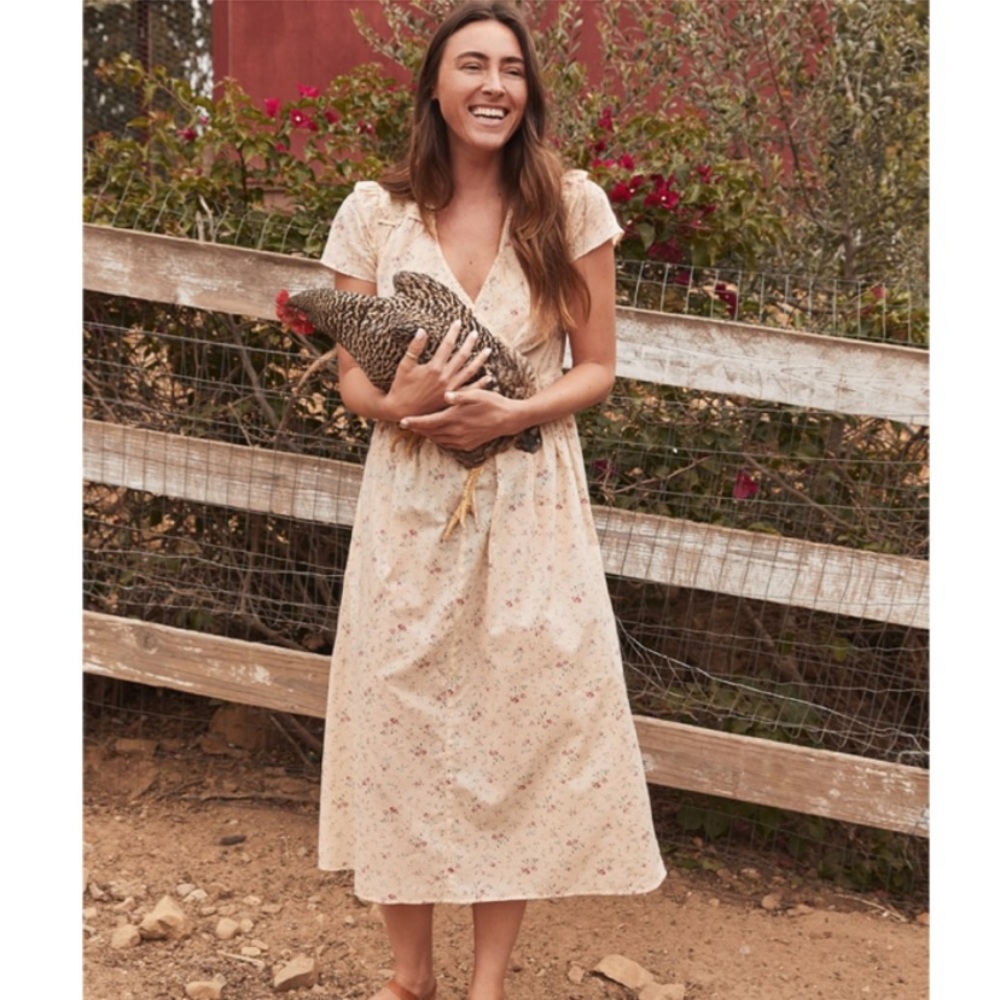 ♥️ Christy Dawn Dress Cream Rose - Picture 3 of 8
